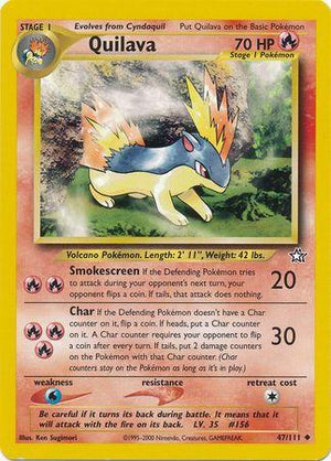 Quilava 47/111  - Unlimited Neo Genesis - Uncommon