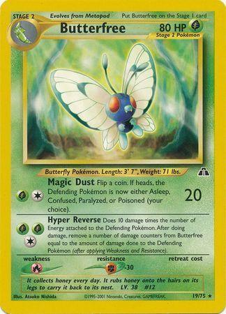 Butterfree 19/75  - Unlimited Neo Discovery - Rare