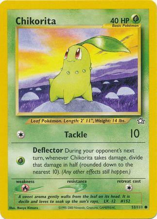 Chikorita 53/111  - Unlimited Neo Genesis - Common