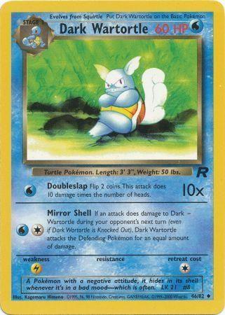 Dark Wartortle 046/82  - Unlimited Team Rocket - Uncommon