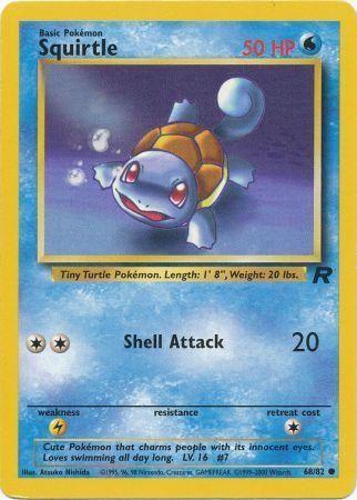 Squirtle 068/82  - Unlimited Team Rocket - Common