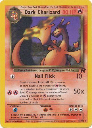 Dark Charizard 21/82  - Unlimited Team Rocket - Rare