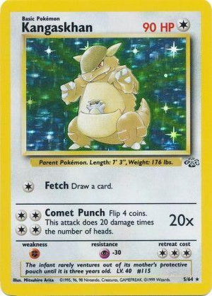Kangaskhan 5/64  - Unlimited Holofoil Jungle - Holo Rare