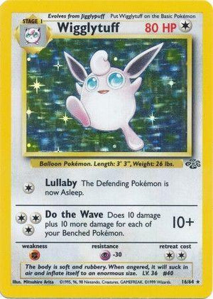 Wigglytuff 16/64  - Unlimited Holofoil Jungle - Holo Rare