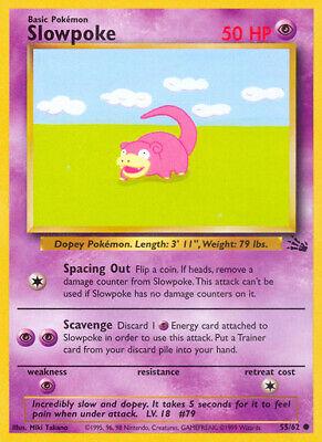 Slowpoke 055/62  - Unlimited Fossil - Common