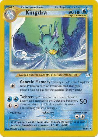 Kingdra 19/64  - Unlimited Neo Revelation - Rare