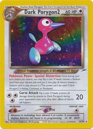 Dark Porygon2 008  - Unlimited Holofoil Neo Destiny - Holo Rare