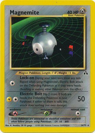 Magnemite (26) (26) 026  - Unlimited Neo Discovery - Rare