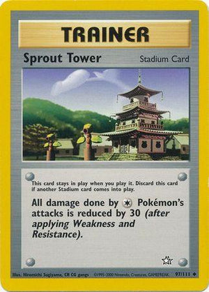Sprout Tower 097/111  - Unlimited Neo Genesis - Uncommon