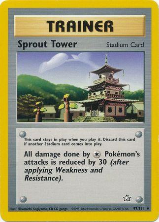 Sprout Tower 097/111  - Unlimited Neo Genesis - Uncommon