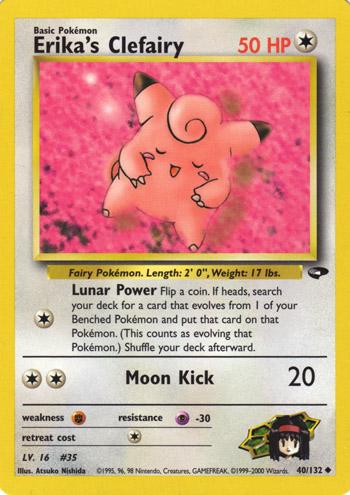 Erika's Clefairy 40/132  - Unlimited Gym Challenge - Uncommon
