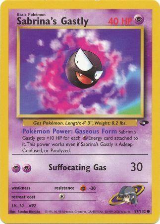 Sabrina's Gastly 97/132  - Unlimited Gym Challenge - Common