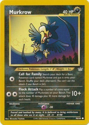 Murkrow 046/64  - Unlimited Neo Revelation - Common