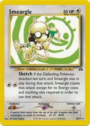 Smeargle (30) (30) 030/75  - Unlimited Neo Discovery - Rare