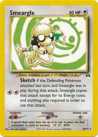 Smeargle (30) (30) 030/75  - Unlimited Neo Discovery - Rare