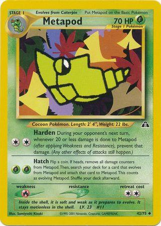 Metapod 042/75  - Unlimited Neo Discovery - Uncommon