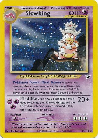 Slowking 014/111  - Unlimited Holofoil Neo Genesis - Holo Rare