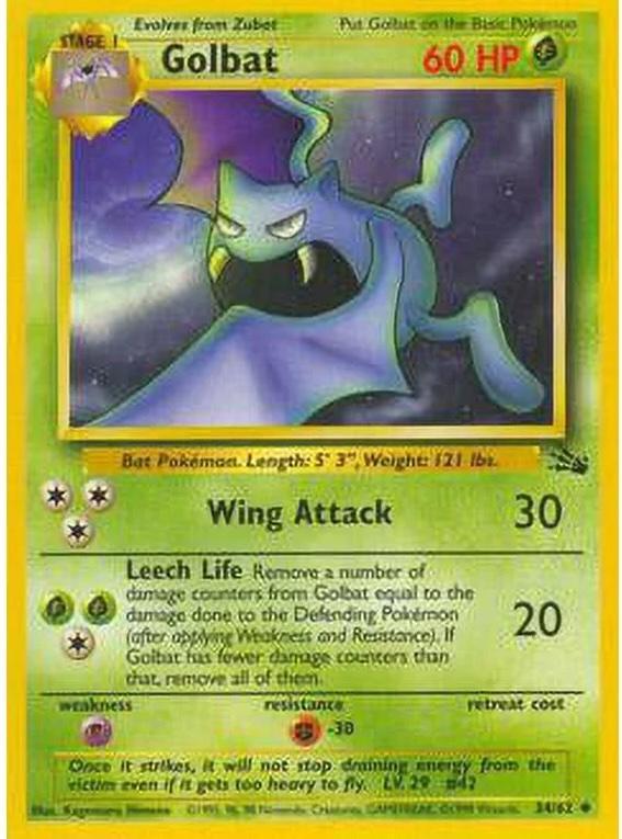 Golbat 034/62  - Unlimited Fossil - Uncommon