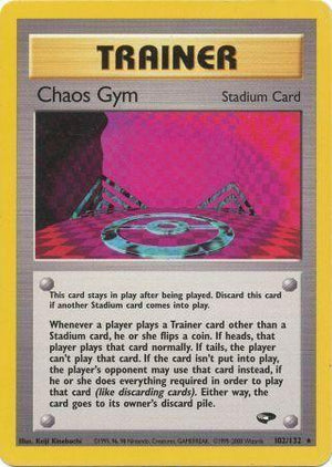 Chaos Gym 102/132  - Unlimited Gym Challenge - Rare
