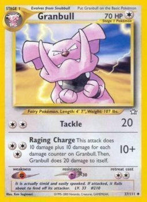 Granbull 037/111  - Unlimited Neo Genesis - Uncommon