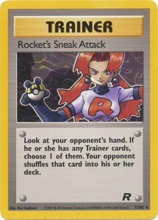 Rocket's Sneak Attack 72/82  - Unlimited Team Rocket - Rare