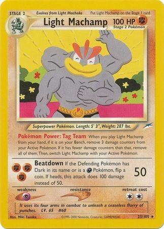Light Machamp 25/105  - Unlimited Neo Destiny - Rare