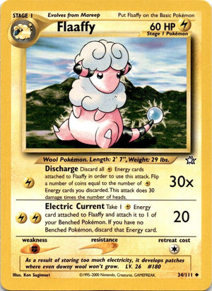 Flaaffy 034/111  - Unlimited Neo Genesis - Uncommon