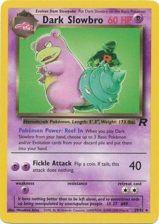 Dark Slowbro (29) (29) 029/82  - Unlimited Team Rocket - Rare