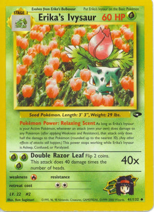 Erika's Ivysaur 041/132  - Unlimited Gym Challenge - Uncommon