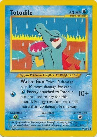 Totodile 85/105  - Unlimited Neo Destiny - Common