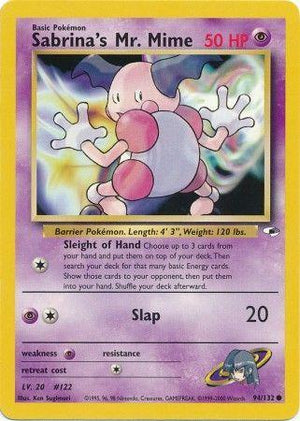 Sabrina's Mr. Mime 94/132  - Unlimited Gym Heroes - Common