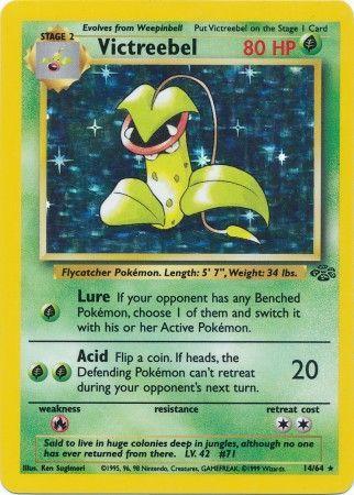 Victreebel 14/64  - Unlimited Holofoil Jungle - Holo Rare