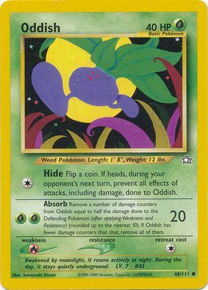 Oddish 068/111  - Unlimited Neo Genesis - Common