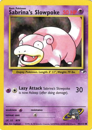 Sabrina's Slowpoke 095/132  - Unlimited Gym Heroes - Common