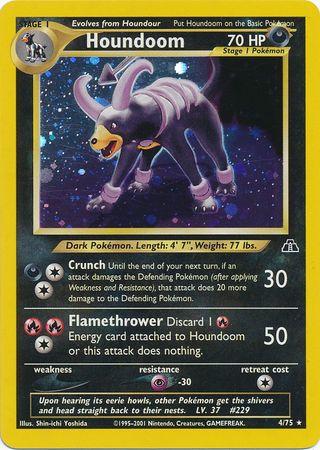 Houndoom 4/75  - Unlimited Holofoil Neo Discovery - Holo Rare
