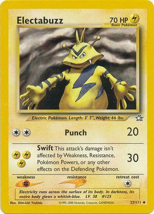 Electabuzz 033/111  - Unlimited Neo Genesis - Uncommon