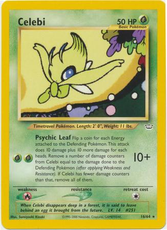 Celebi (16) (16) 016/64  - Unlimited Neo Revelation - Rare