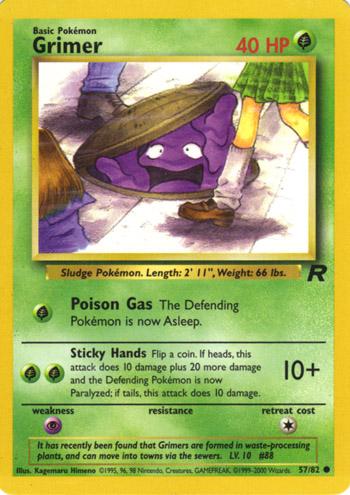Grimer 057/82  - Unlimited Team Rocket - Common