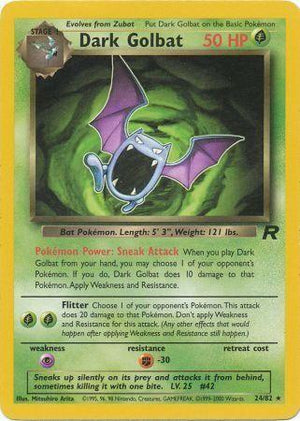 Dark Golbat (24) (24) 024/82  - Unlimited Team Rocket - Rare