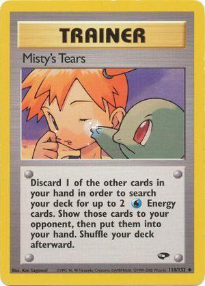 Misty's Tears 118/132  - Unlimited Gym Challenge - Uncommon