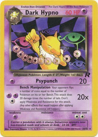 Dark Hypno 26/82  - Unlimited Team Rocket - Rare