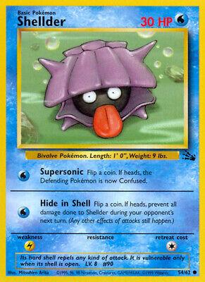 Shellder 054/62  - Unlimited Fossil - Common