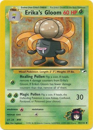 Erika's Gloom 45/132  - Unlimited Gym Heroes - Uncommon