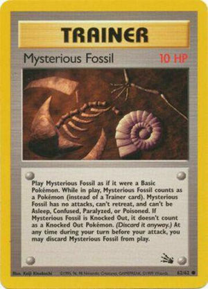 Mysterious Fossil 062/62  - Unlimited Fossil - Common