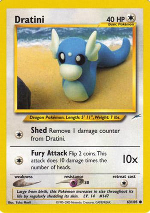 Dratini 063/105  - Unlimited Neo Destiny - Common
