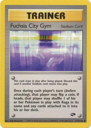 Fuchsia City Gym 114/132  - Unlimited Gym Challenge - Uncommon