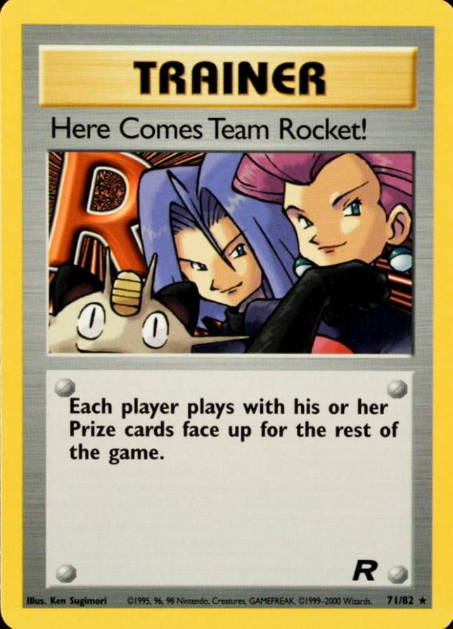 Here Comes Team Rocket! 71/82  - Unlimited Team Rocket - Rare