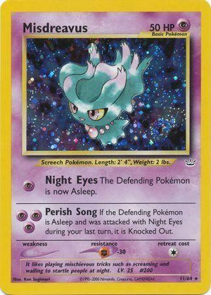 Misdreavus 011/64  - Unlimited Holofoil Neo Revelation - Holo Rare