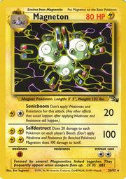 Magneton 11/62  - Unlimited Holofoil Fossil - Holo Rare