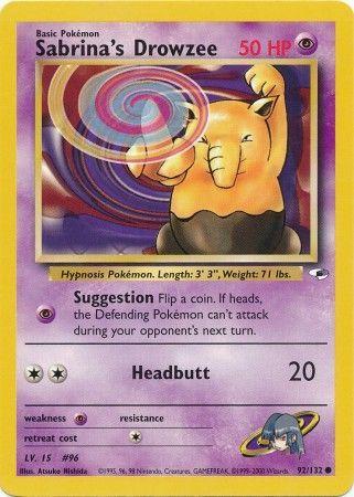 Sabrina's Drowzee 092/132  - Unlimited Gym Heroes - Common